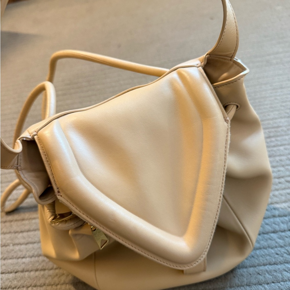 Bottega Veneta Tan Shoulder Bag with Minimalist Design